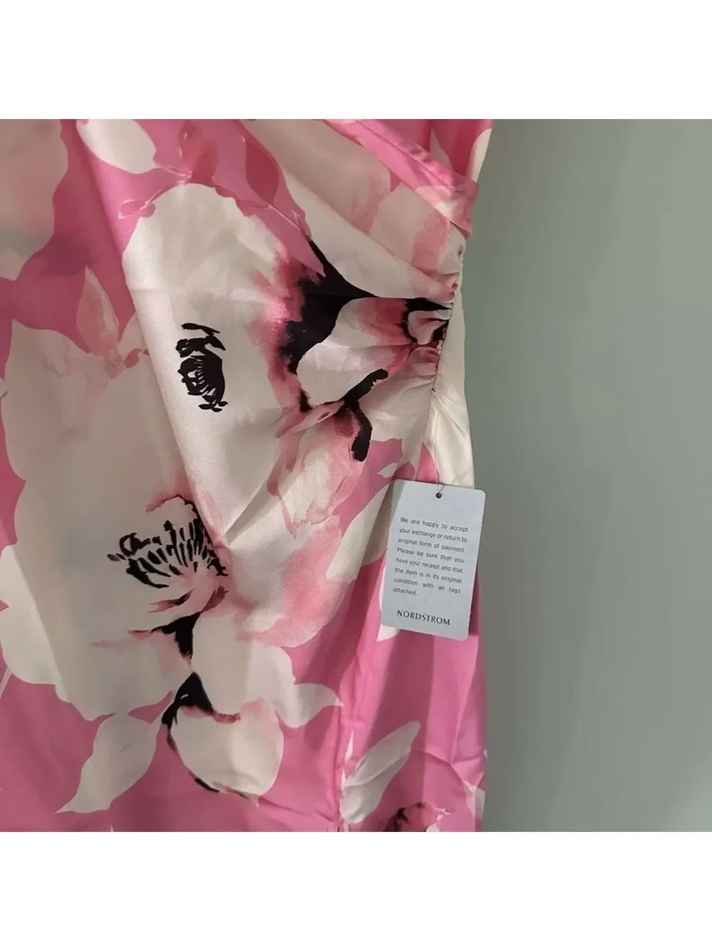 Lulus-Floral Pink Slipdress- size XS-NWT - Picture 8 of 13